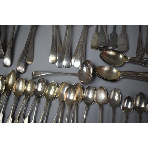 329 - A Large Collection of Various Silver Plated Cutlery