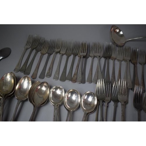 329 - A Large Collection of Various Silver Plated Cutlery