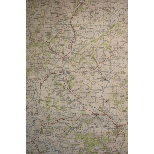 485 - A Collection of Various Ordnance Survey Maps to Include Ludlow, Montgomery etc