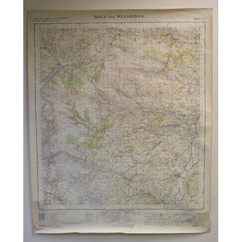 485 - A Collection of Various Ordnance Survey Maps to Include Ludlow, Montgomery etc