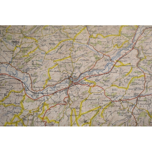 485 - A Collection of Various Ordnance Survey Maps to Include Ludlow, Montgomery etc