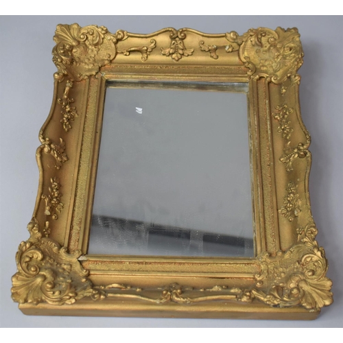 145 - A Gilt Framed Wall Mirror, Frame 31x26cm