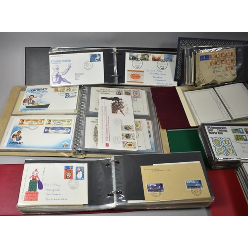 151 - A Collection of Seven Ring Binders Containing British First Day Covers