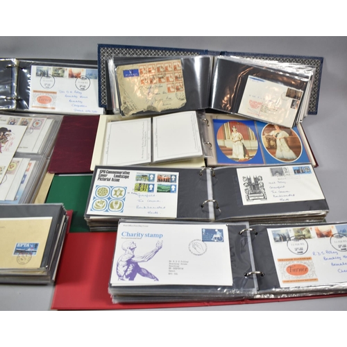 151 - A Collection of Seven Ring Binders Containing British First Day Covers