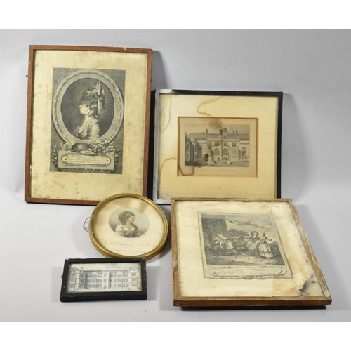 156 - A Collection of Framed 19th Century Engravings, some AF