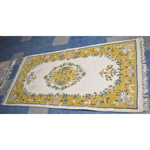 491 - A Woollen Pattern Rug, 178x91cm