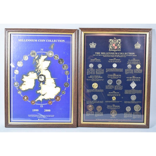 コレクション Millennium Britain Diary 2000 Two Framed Coin Collections, Millennium 1999/2000 and The