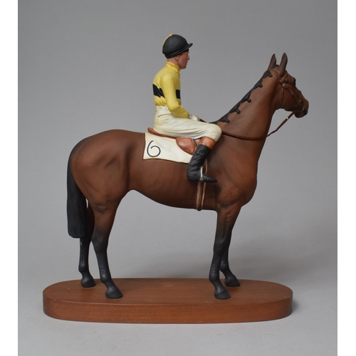 104 - A Beswick Connoisseur Series Arkle with Pat Taaffe Up, Missing One Rein and Snaffle Ring