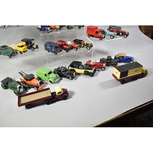 188 - A Collection of 40 Unboxed Cars, Vans, Lorries etc