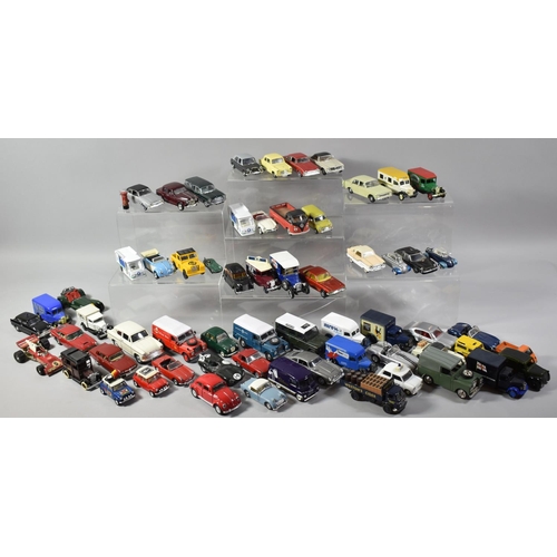 189 - A Collection of 62 Diecast Models of 1950/60's Cars and Vehicles etc