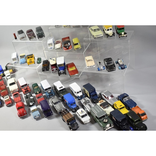 189 - A Collection of 62 Diecast Models of 1950/60's Cars and Vehicles etc