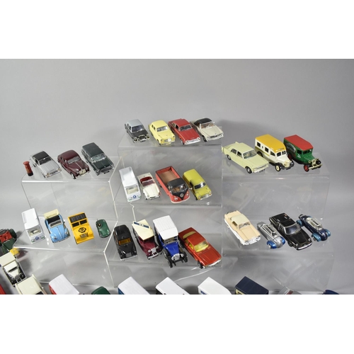 189 - A Collection of 62 Diecast Models of 1950/60's Cars and Vehicles etc