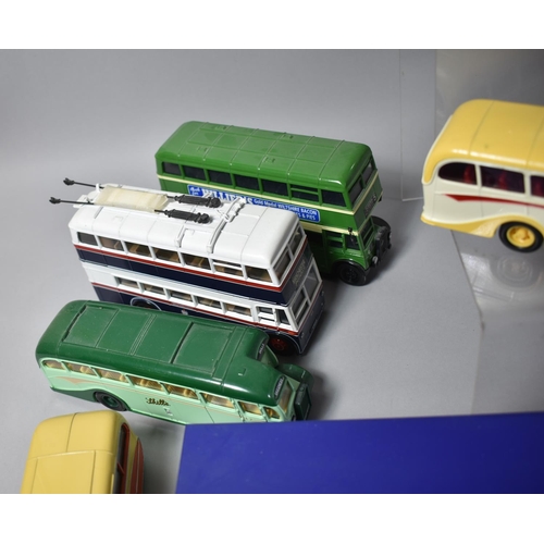 193 - A Collection of 39 Various Diecast Buses, Coaches, Trams and Lorries