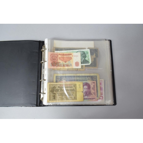 252 - An Album Containing Seventy Two World Banknotes