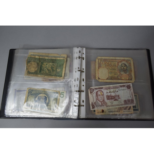 252 - An Album Containing Seventy Two World Banknotes