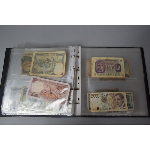 252 - An Album Containing Seventy Two World Banknotes