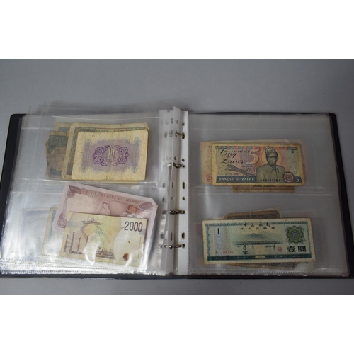 252 - An Album Containing Seventy Two World Banknotes