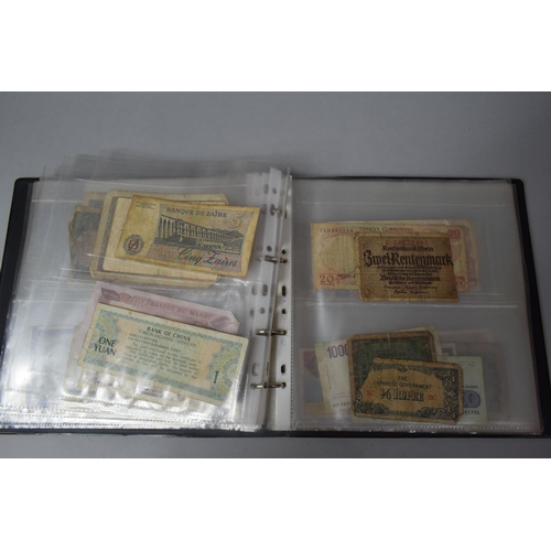 252 - An Album Containing Seventy Two World Banknotes