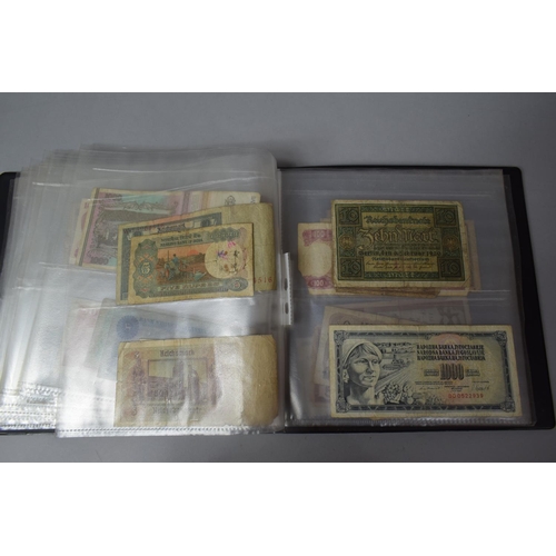 252 - An Album Containing Seventy Two World Banknotes