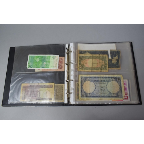 252 - An Album Containing Seventy Two World Banknotes