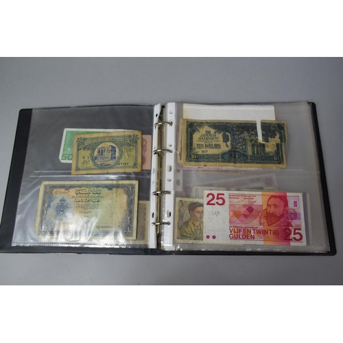 252 - An Album Containing Seventy Two World Banknotes