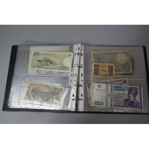 252 - An Album Containing Seventy Two World Banknotes