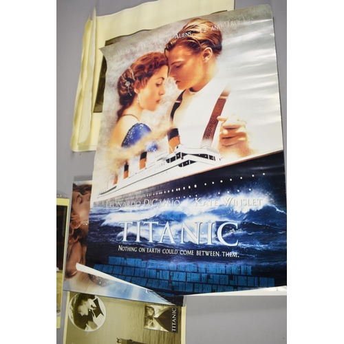 76 - A Collection of Various Printed Ephemera Relating to the Film Titanic to Include Movie Tour Bags, Lo... 