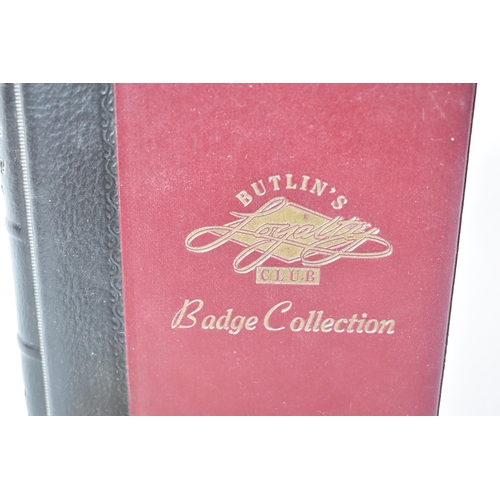 87 - A Collection of Various Reproduction Enamel Butlin's Badges, in Butlins Loyalty Club Badge Box in th... 