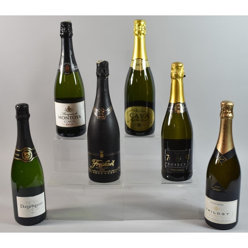 119 - A Collection of Six Bottles of Sparkling Wines