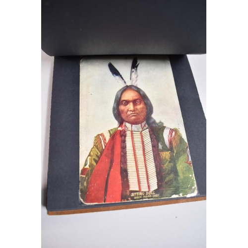 131 - An American Album Containing Post Cards and Photographs of Red Indians