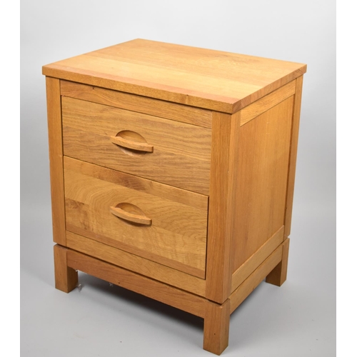 152 - A Modern Two Drawer Chest, 47cm Wide and 57cm high