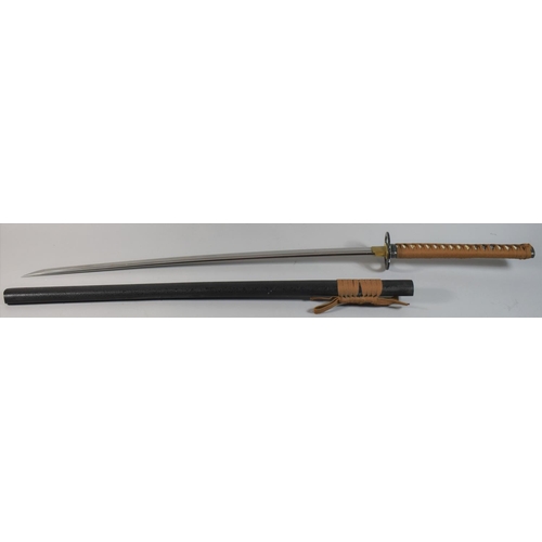 158 - A Reproduction Japanese Katana, 103cm Long