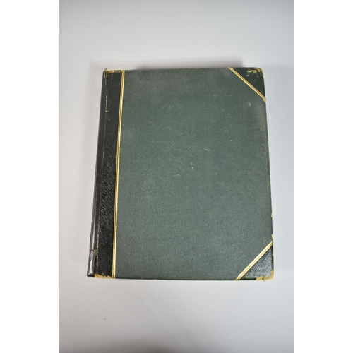 206 - An Early 20th Century Scrap Book Containing Various Elements of Decoupage and Inscribed 