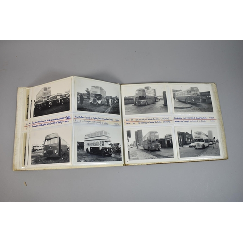 212 - A Collection of Four Photograph Albums Containing Photographs of Buses and Depots c.1970