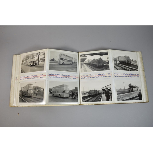 212 - A Collection of Four Photograph Albums Containing Photographs of Buses and Depots c.1970