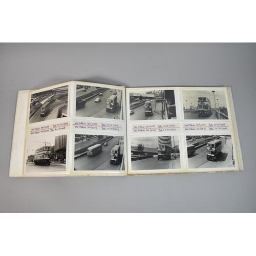 212 - A Collection of Four Photograph Albums Containing Photographs of Buses and Depots c.1970