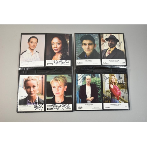 219 - A Collection of Autographed Photographs from TV Series Eastenders and The Bill