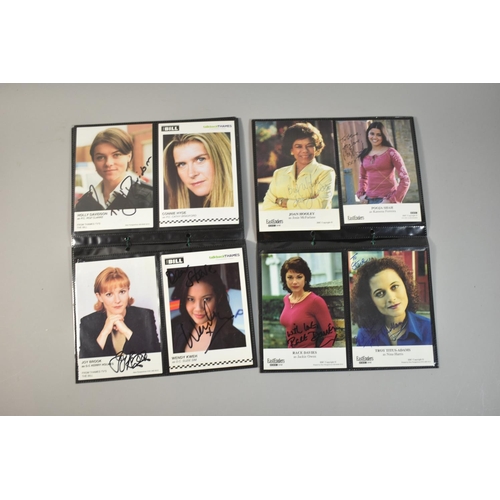 219 - A Collection of Autographed Photographs from TV Series Eastenders and The Bill