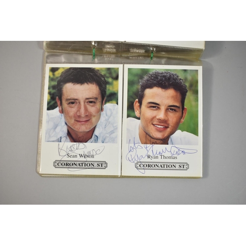 220 - A Collection of Autographed Photographs from TV Series Coronation Street and Heartbeat