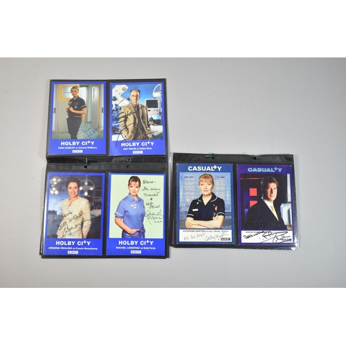 222 - A Collection of Signed Photographs from TV Series Casualty and Holby City