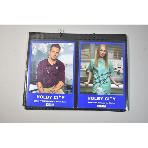 222 - A Collection of Signed Photographs from TV Series Casualty and Holby City