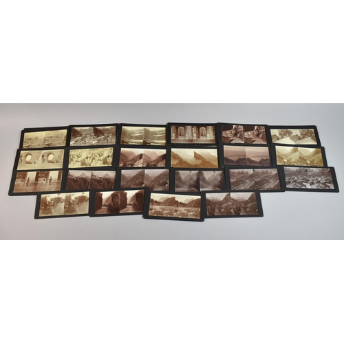 228 - A Collection of Eight Boxes of Stereoscopic Cards Relating to France