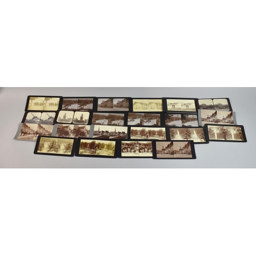 230 - Eight Boxes Containing Stereoscopic Cards Relating to Switzerland, Austria, Germany, Bavaria and Spa... 