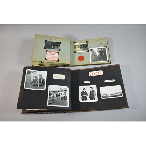 234 - Two Albums Containing British Railway Photographs of Blackpool Depot, Daily Working, Trains and Staf... 