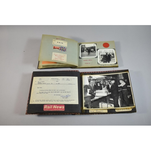 234 - Two Albums Containing British Railway Photographs of Blackpool Depot, Daily Working, Trains and Staf... 