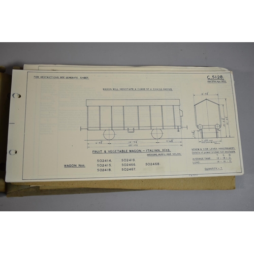 237 - A Collection of Printed Railway Ephemera Relating to German, French and UK Trains, Diagrams, Routes ... 