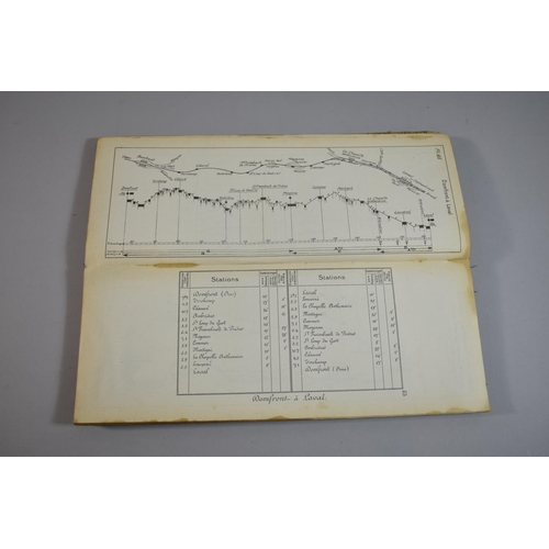 237 - A Collection of Printed Railway Ephemera Relating to German, French and UK Trains, Diagrams, Routes ... 