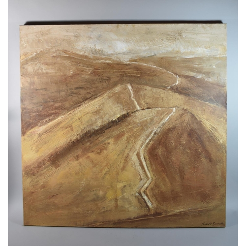 328 - A Framed Oil on Board, Pulestone Forge, Tan and Jet by Greta Corfield, 40x55cm