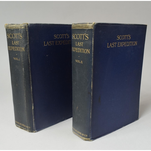 411 - 1913 Second Edition of Scott's Last Expedition in Two Volumes Published by Smith Elder & Co.