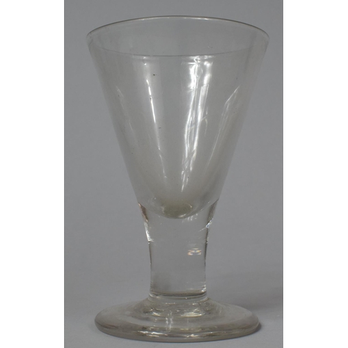 460 - An 18th Century Ale Glass, 14cm high